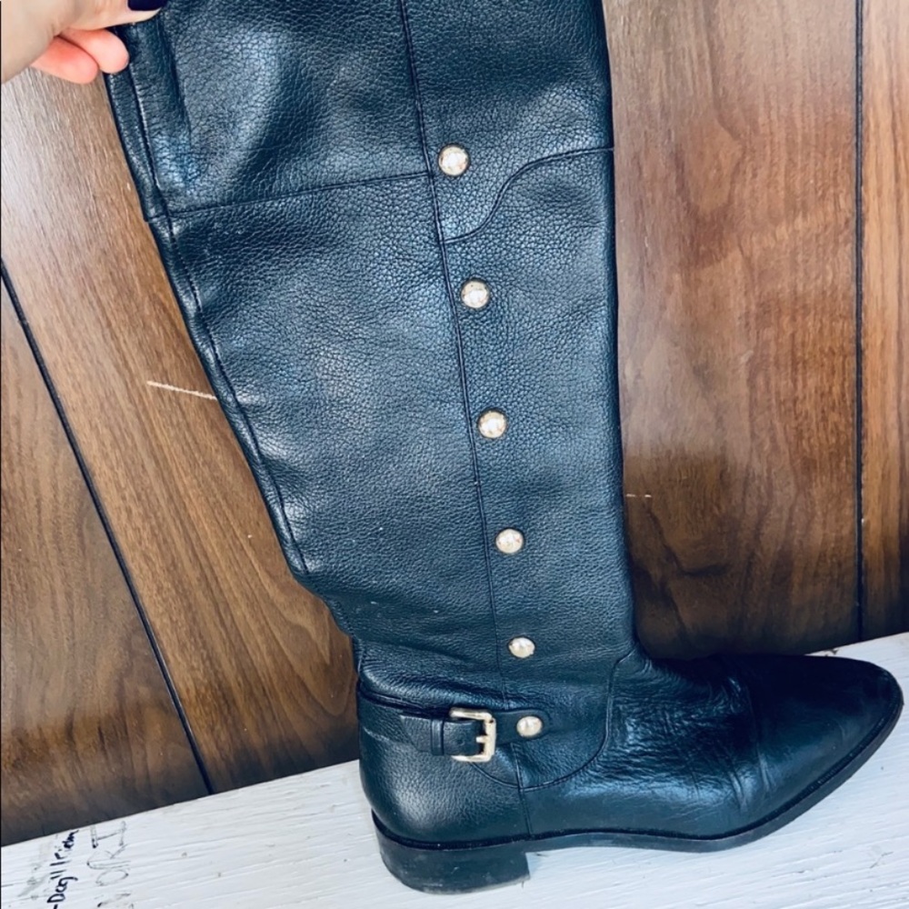 Michael Kors Black Riding Boots